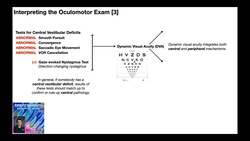 Oculomotor Exam - Central Deficits | Interpretation & Treatment Selection Instructional Video