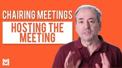 Chairing Meetings - Hosting the Meeting Instructional Video