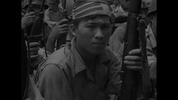 South Korean soldiers in South Korea ready to move into battle at start of Korean War News Clip