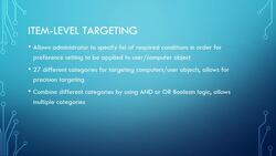 Active Directory with Windows Server 2016 - Preferences and Item-Level Targeting Instructional Video