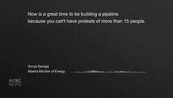 Backlash grows for Alberta minister’s comments about building pipeline during pandemic News Clip