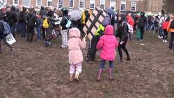 Crowds gather in Bristol ahead of Greta Thunberg speech News Clip