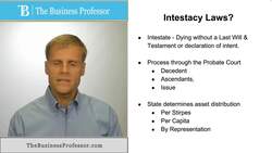 Understanding Intestacy Laws and Asset Distribution Instructional Video