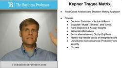 Kepner Tragoe Matrix Instructional Video