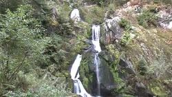 Triberger Wasserfälle im Schwarzwald Stock Footage