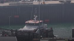 People thought to be migrants arriving in Dover News Clip