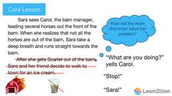 Using Specific Details to Solve the Main Character's Problem Instructional Video