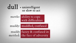 Hamlet 2.2 Word Nerd: Dull and Muddy Mettled Instructional Video