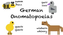 Onomatopoeias in German - Deutsch lernen Instructional Video