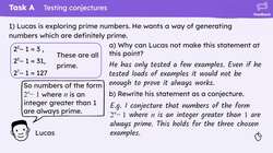 Making conjectures about patterns and relationships Instructional Video