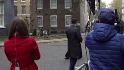 David Cameron enters Downing Street as Foreign Secretary News Clip
