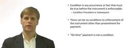 Negotiable Instrument - Unconditional Promise to Pay Instructional Video