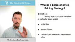 Sales Oriented Pricing Strategy Instructional Video