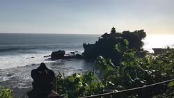Tanah Lot Temple - Sunset Stock Footage