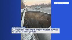 Eastbound I-80 reopens after emergency sinkhole repairs News Clip