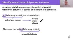 Fronted adverbials: phrases and clauses Instructional Video