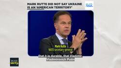 No, NATO chief Mark Rutte didn’t say Ukraine is an ‘American territory’ News Clip