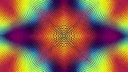 Moving abstract retro ornament. Stock Footage