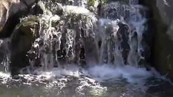 Waterfall in slow motion 180fps Stock Footage