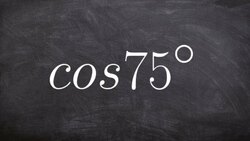 How to evaluate for the half angle of cosine Instructional Video