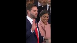 J.D. Vance sworn in as Vice President of the United States News Clip