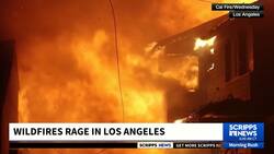 LA wildfire death toll reaches 10 as Biden declares a major emergency News Clip