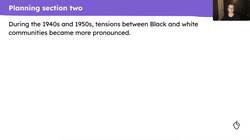 Planning and writing the second section of an essay about the Windrush Instructional Video