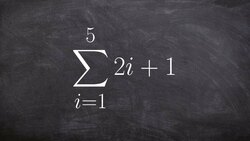 Using sigma sum notation to evaluate the partial sum Instructional Video