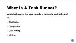 The Full Stack Web Development - Getting Started With Task Runners Instructional Video