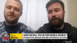 Long stormy trek to Tim Hortons News Clip