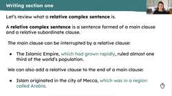 Planning and writing section one of an essay about early Islamic civilisation Instructional Video