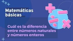 Cuál es la diferencia entre números naturales y números enteros Instructional Video