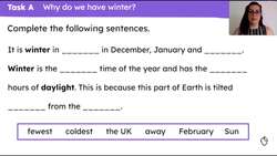 Weather and the seasons: winter Instructional Video
