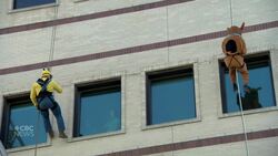 Superheroes descend on Winnipeg hospital to help sick children News Clip