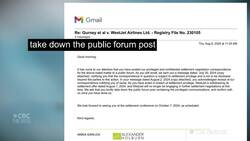 WestJet accused of trying to keep compensation battles secret | Go Public News Clip