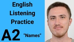 A2 English Listening Practice - Names Instructional Video