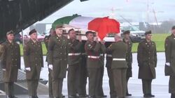 CLEAN : Body of Irish peacekeeper killed in Lebanon arrives home News Clip