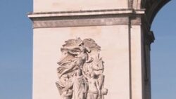 CLEAN : EU flag under Paris' Arc de triomphe for summit News Clip