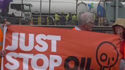 Just Stop Oil block terminal News Clip