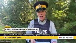 Police launch B.C.-wide billboard campaign to find missing 11-year-old News Clip