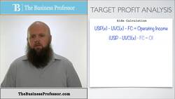 Cost Volume Profit Analysis - Target Profit Analysis in Accounting Instructional Video