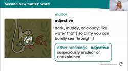 Rich vocabulary associated with the water Instructional Video