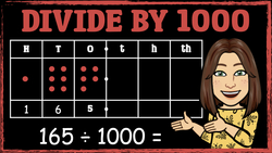 Dividing Numbers by 1000 Instructional Video