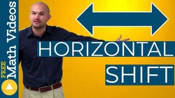 How do we know a horizontal shift for a exponential function Instructional Video