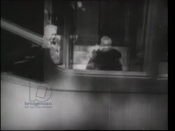 Kaiser Wilhelm with Paul von Hindenburg, 1916 Stock Footage