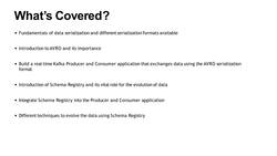 Kafka for Developers - Data Contracts Using Schema Registry - Introduction Instructional Video