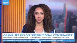 Obama: 'Institutional Constraints' Impacted Comments On Black Killings News Clip