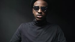 Cool Black Man Rapping Stock Footage