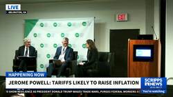 Fed chair says higher tariffs 'likely to raise inflation' News Clip