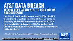 AT&T cybersecurity breach potentially posed 'risk to national security' News Clip